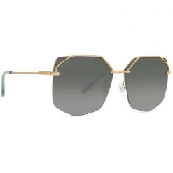 DIFF Eyewear New Bree Sunglasses In Gold/G15 Gradient
