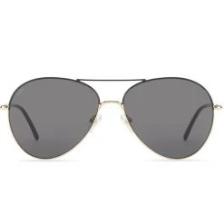 DIFF Eyewear Knox Sunglasses In Gold/Grey The Great Fantastic