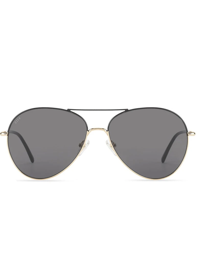 DIFF Eyewear Knox Sunglasses In Gold/Grey The Great Fantastic 3 DIFF Eyewear Knox Sunglasses In Gold/Grey The Great Fantastic