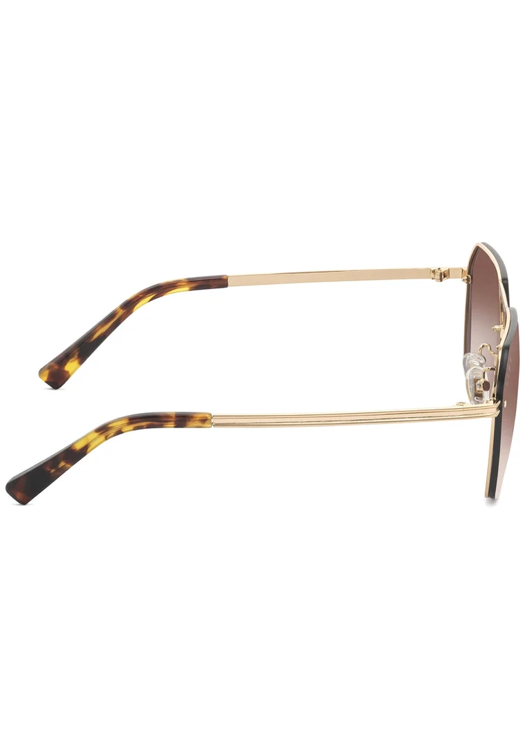 DIFF Eyewear Tea Room Cinema Nolan Sunglasses In Gold/Brown Gradient 5 DIFF Eyewear Tea Room Cinema Nolan Sunglasses In Gold/Brown Gradient