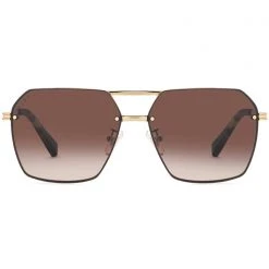 DIFF Eyewear Tea Room Cinema Nolan Sunglasses In Gold/Brown Gradient