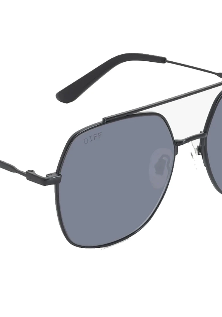 DIFF Eyewear The Great Fantastic X H.E.R. Paradise Sunglasses In Black/Gray Mirror 7 DIFF Eyewear The Great Fantastic X H.E.R. Paradise Sunglasses In Black/Gray Mirror