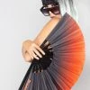 Daftboy Accessories Beyond Basic Ombre Burnt Orange To Black Rave Fan 1 Daftboy Accessories Beyond Basic Ombre Burnt Orange To Black Rave Fan