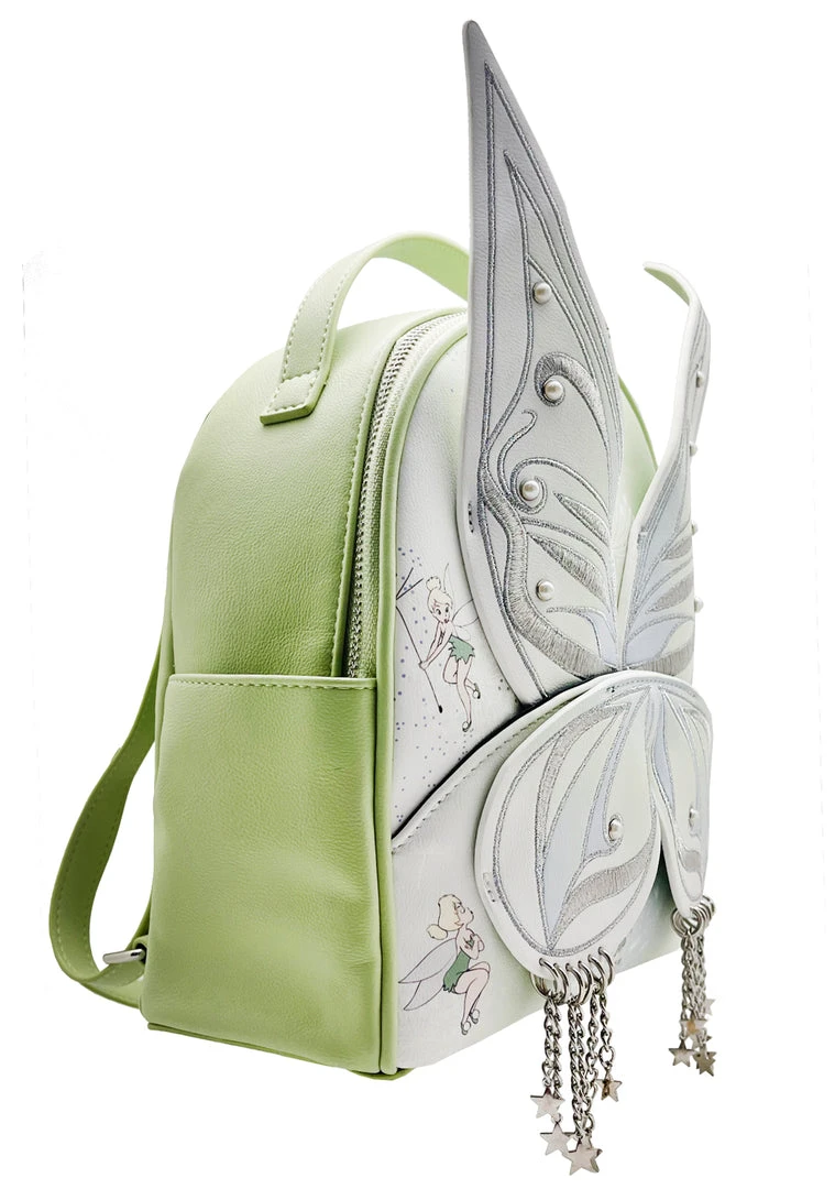 Danielle Nicole New X Disney Tinker Bell Pixie Wings Convertible Mini Backpack 4 Danielle Nicole New X Disney Tinker Bell Pixie Wings Convertible Mini Backpack