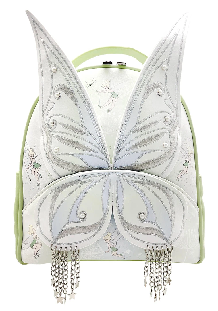 Danielle Nicole New X Disney Tinker Bell Pixie Wings Convertible Mini Backpack 3 Danielle Nicole New X Disney Tinker Bell Pixie Wings Convertible Mini Backpack