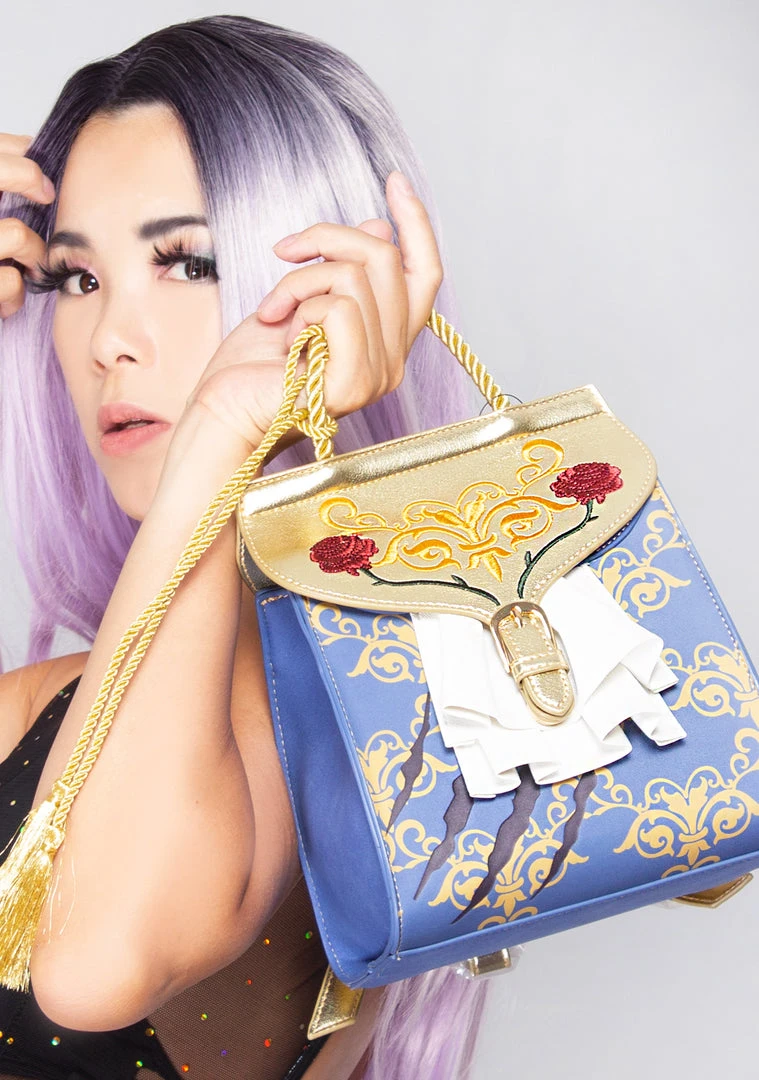 Danielle Nicole New X Disney Beauty And The Beast Baroque Cosplay Mini Backpack 3 Danielle Nicole New X Disney Beauty And The Beast Baroque Cosplay Mini Backpack