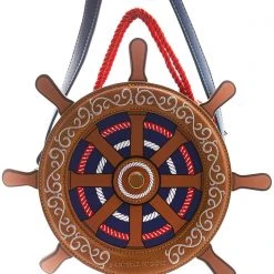 Danielle Nicole New X Disney Little Mermaid Prince Eric Nautical Wheel Crossbody Bag 8 Danielle Nicole New X Disney Little Mermaid Prince Eric Nautical Wheel Crossbody Bag