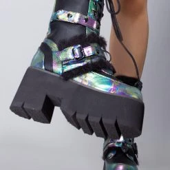 Demonia Mad World Party Monster Platform Boots