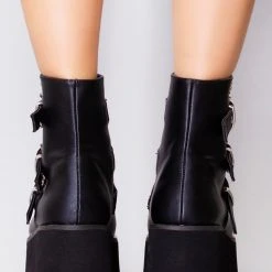 Demonia Bat Out Of Hell Platform Boots Wild Heart 10 Demonia Bat Out Of Hell Platform Boots Wild Heart