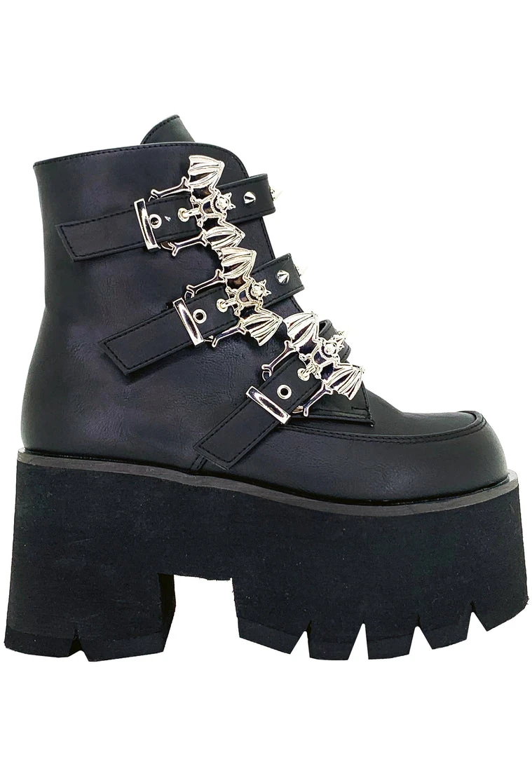 Demonia Bat Out Of Hell Platform Boots Wild Heart 6 Demonia Bat Out Of Hell Platform Boots Wild Heart