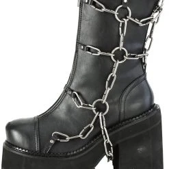 Demonia Pent Up Chained Platform Boots Shoes 13 Demonia Pent Up Chained Platform Boots Shoes