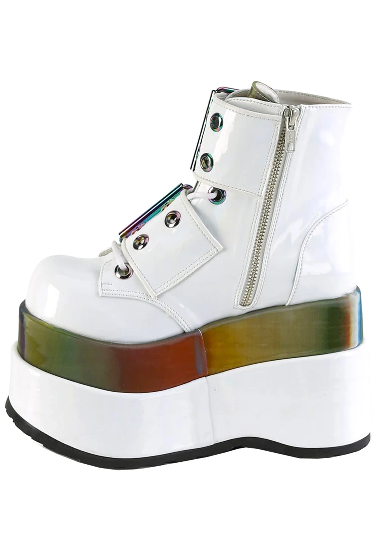 Demonia Raving Rainbow Platform Boots 8 Demonia Raving Rainbow Platform Boots