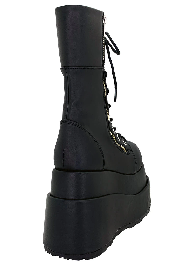 Demonia Twisted Mind Platform Boots Shoes 8 Demonia Twisted Mind Platform Boots Shoes