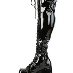 Demonia Mistress May I Platform Boots Wild Heart 13 Demonia Mistress May I Platform Boots Wild Heart