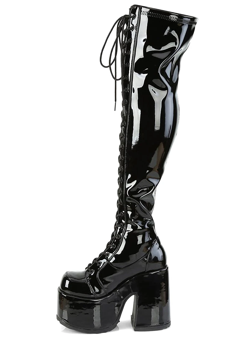 Demonia Mistress May I Platform Boots Wild Heart 8 Demonia Mistress May I Platform Boots Wild Heart