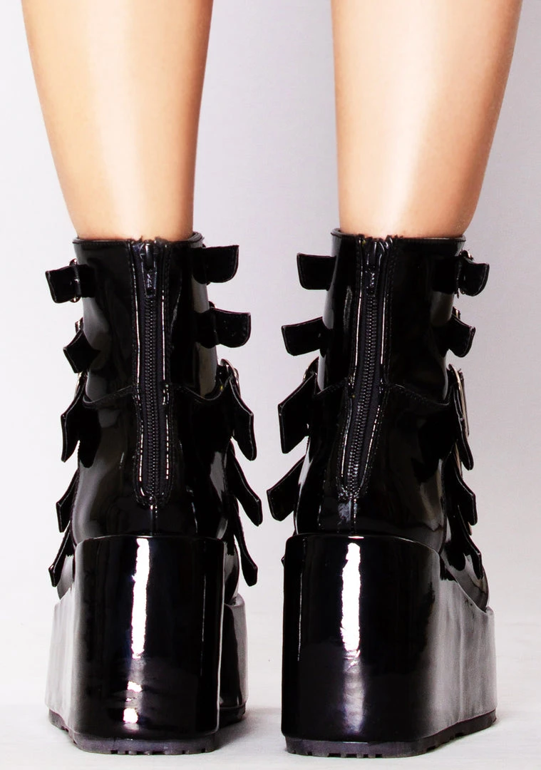Demonia Shoes Dark Warrior Platform Boots 5 Demonia Shoes Dark Warrior Platform Boots