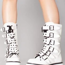 Demonia Mad World Sudden Death Platform Boots