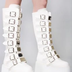 Demonia 51/50 Platform Boots Mad World