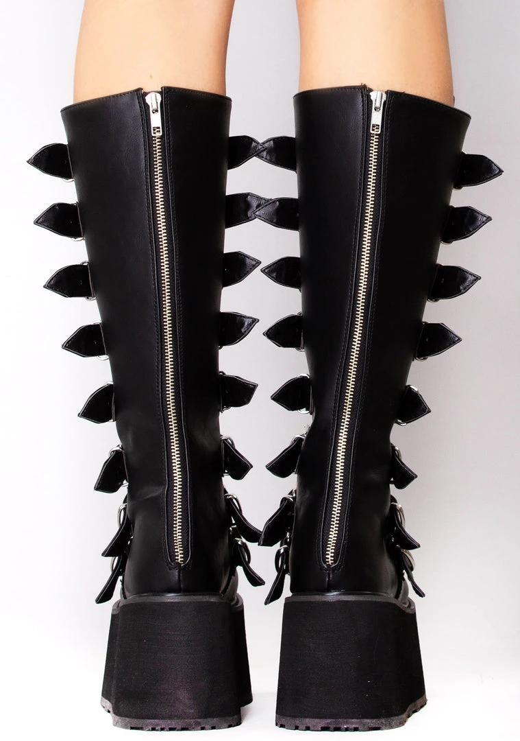 Demonia The Great Fantastic Obsession Multi Strapped Platform Boots 5 Demonia The Great Fantastic Obsession Multi Strapped Platform Boots