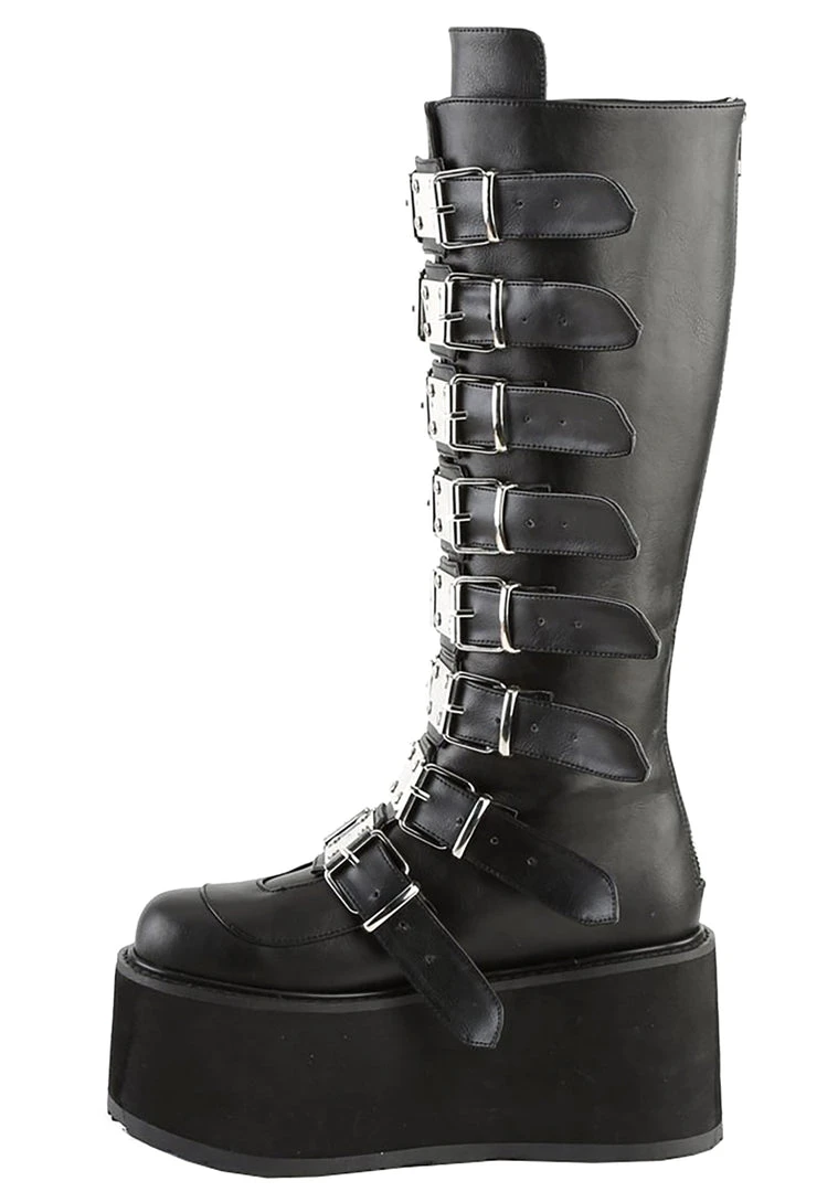 Demonia The Great Fantastic Obsession Multi Strapped Platform Boots 8 Demonia The Great Fantastic Obsession Multi Strapped Platform Boots