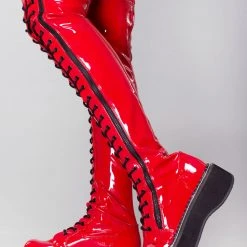 Demonia She Wants Revenge Thigh High Platform Boots