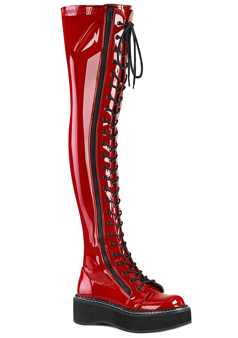 Demonia She Wants Revenge Thigh High Platform Boots 6 Demonia She Wants Revenge Thigh High Platform Boots