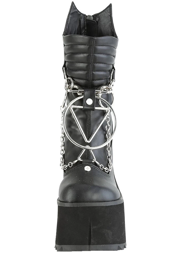 Demonia Oracle Platform Boots Shoes 7 Demonia Oracle Platform Boots Shoes