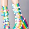 Demonia Mad World Kandi Hearts Platform Boots 2 Demonia Mad World Kandi Hearts Platform Boots
