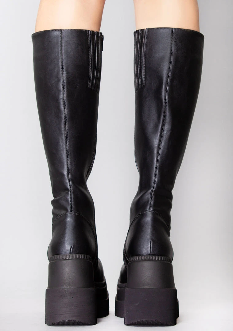 Demonia Total Blackout Platform Boots 5 Demonia Total Blackout Platform Boots