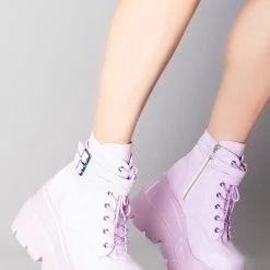 Demonia Miss Behave Platform Boots Shoes