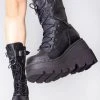 Demonia Disruptive Behavior Platform Boots Shoes