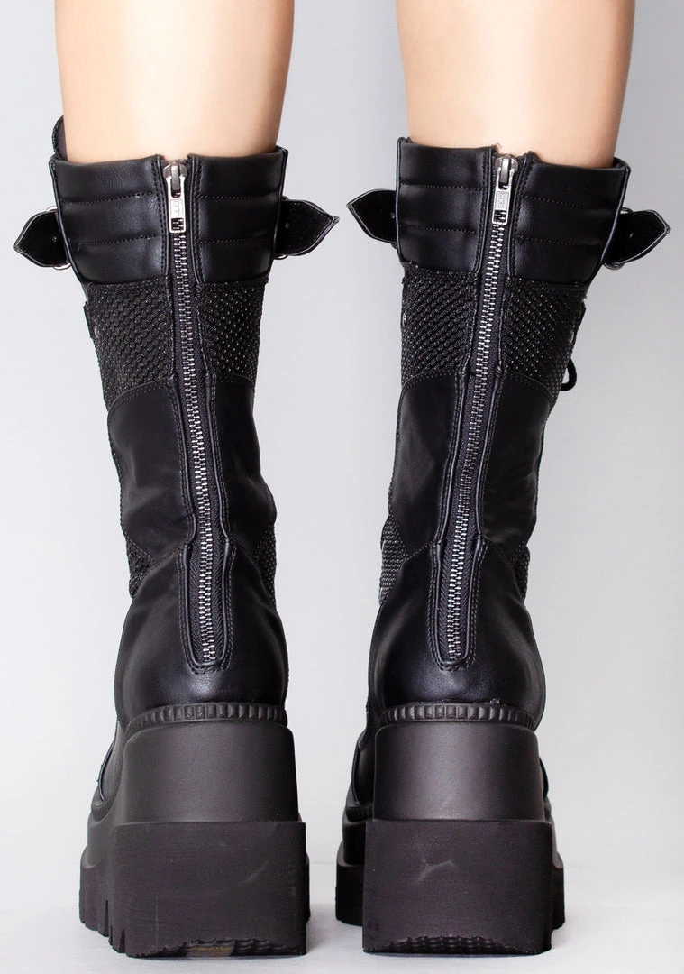 Demonia Disruptive Behavior Platform Boots Shoes 5 Demonia Disruptive Behavior Platform Boots Shoes