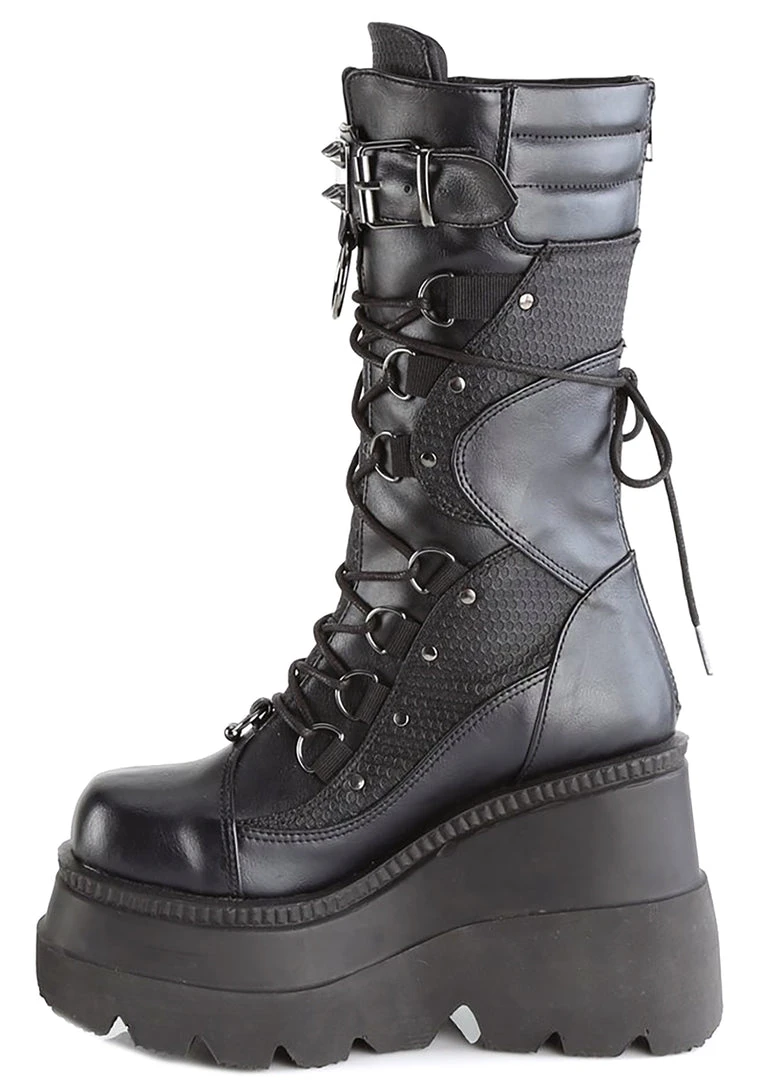 Demonia Disruptive Behavior Platform Boots Shoes 8 Demonia Disruptive Behavior Platform Boots Shoes