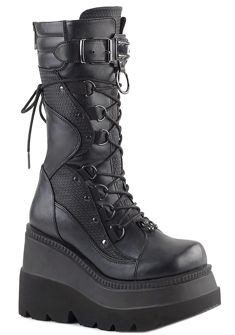 Demonia Disruptive Behavior Platform Boots Shoes 6 Demonia Disruptive Behavior Platform Boots Shoes