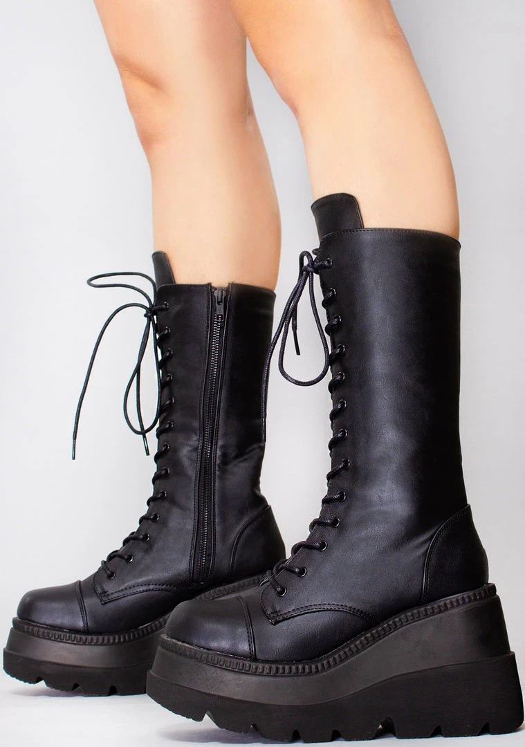 Demonia Shoes Dark Stalker Platform Boots 3 Demonia Shoes Dark Stalker Platform Boots
