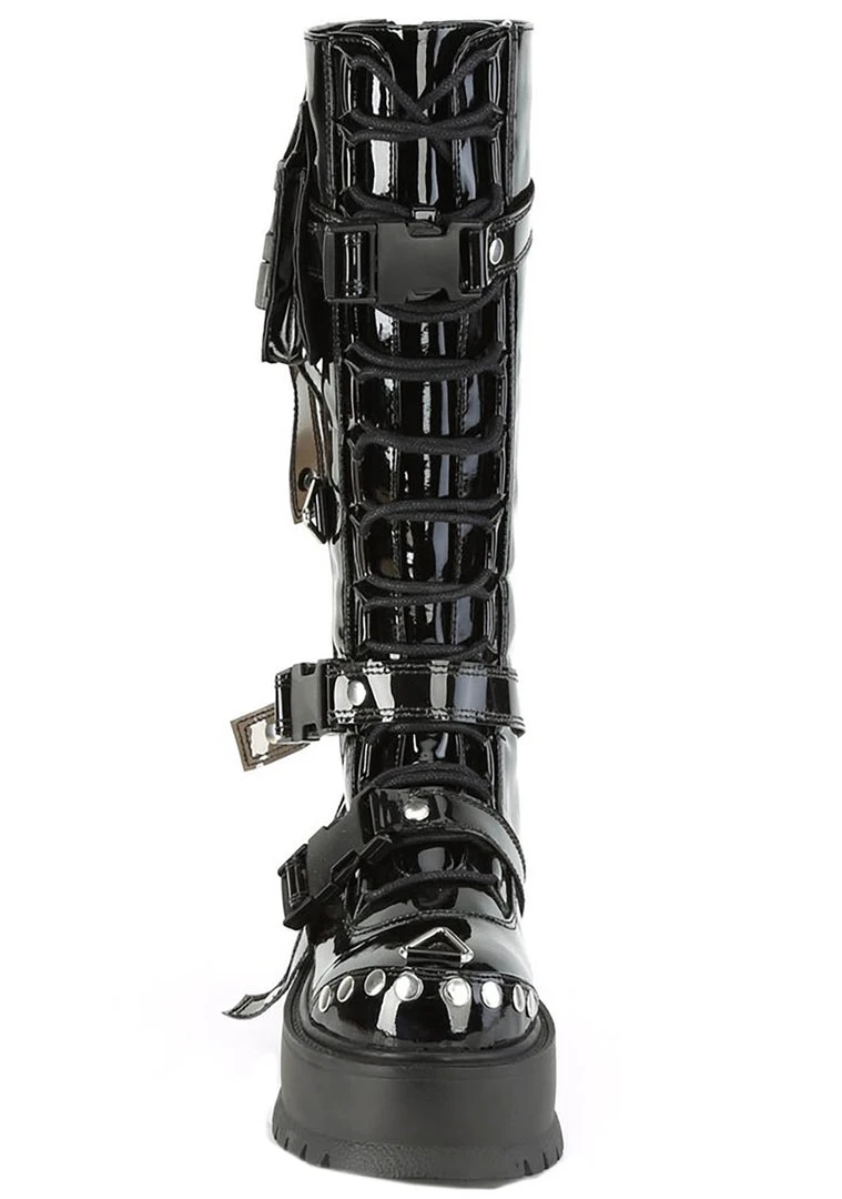 Demonia Breakdown Combat Platform Boots Shoes 7 Demonia Breakdown Combat Platform Boots Shoes