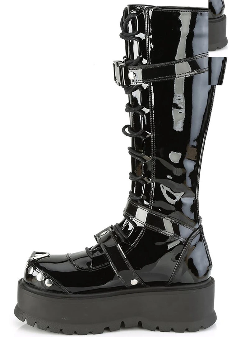 Demonia Breakdown Combat Platform Boots Shoes 8 Demonia Breakdown Combat Platform Boots Shoes
