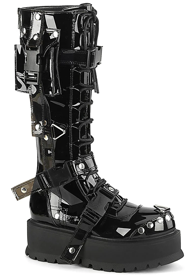 Demonia Breakdown Combat Platform Boots Shoes 6 Demonia Breakdown Combat Platform Boots Shoes
