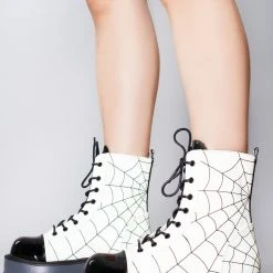 Demonia Web Weever Platform Boots 9 Demonia Web Weever Platform Boots