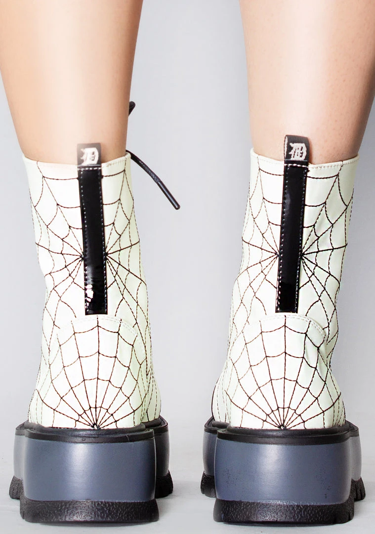 Demonia Web Weever Platform Boots 5 Demonia Web Weever Platform Boots