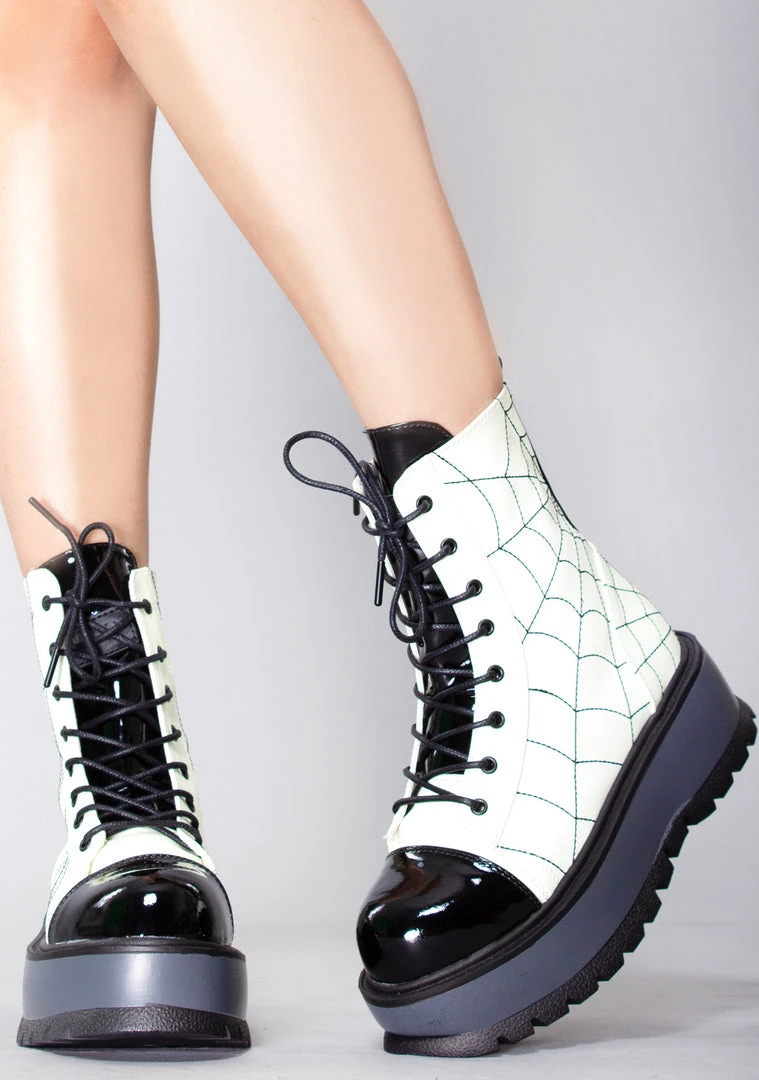 Demonia Web Weever Platform Boots 3 Demonia Web Weever Platform Boots