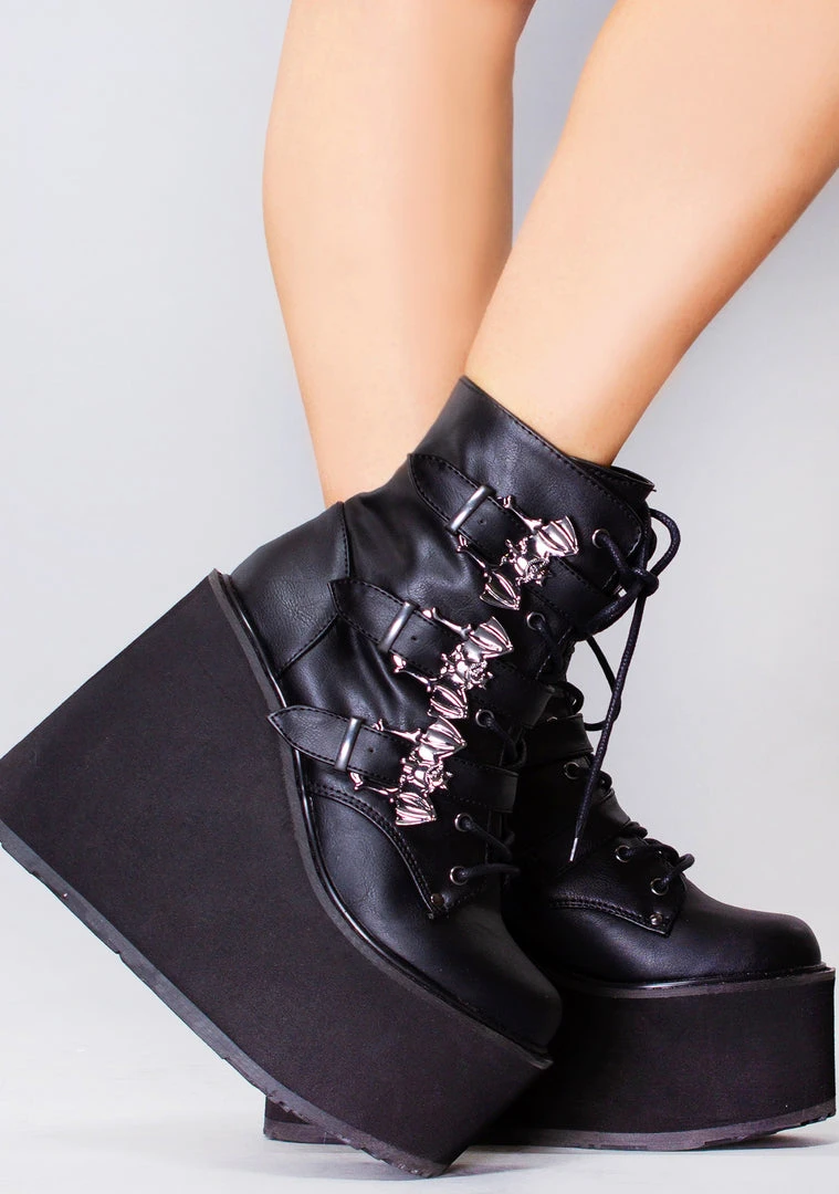Demonia Creature Of The Night Platform Boots Shoes 3 Demonia Creature Of The Night Platform Boots Shoes