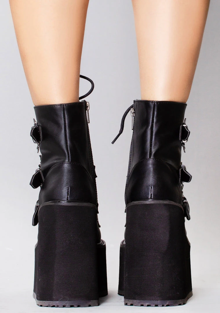 Demonia Creature Of The Night Platform Boots Shoes 5 Demonia Creature Of The Night Platform Boots Shoes