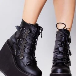 Demonia Creature Of The Night Platform Boots Shoes 9 Demonia Creature Of The Night Platform Boots Shoes