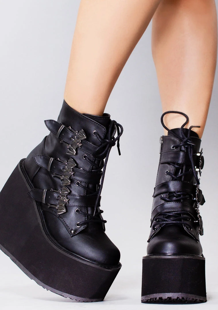 Demonia Creature Of The Night Platform Boots Shoes 4 Demonia Creature Of The Night Platform Boots Shoes