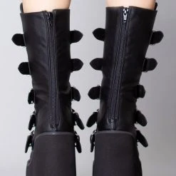 Demonia Black Heart Platform Boots Shoes 10 Demonia Black Heart Platform Boots Shoes