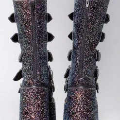Demonia The Great Fantastic Supernovae Glittered Platform Boots 10 Demonia The Great Fantastic Supernovae Glittered Platform Boots
