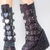 Demonia The Great Fantastic Supernovae Glittered Platform Boots 1 Demonia The Great Fantastic Supernovae Glittered Platform Boots