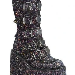 Demonia The Great Fantastic Supernovae Glittered Platform Boots 11 Demonia The Great Fantastic Supernovae Glittered Platform Boots