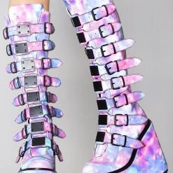 Demonia Mad World Galaxy Burst Platform Boots